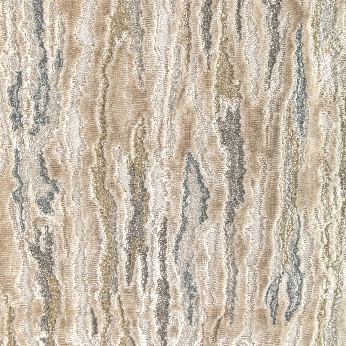 Velvet Waves fabric in cream color - pattern 36322.16.0 - by Kravet Couture in the Modern Luxe III collection