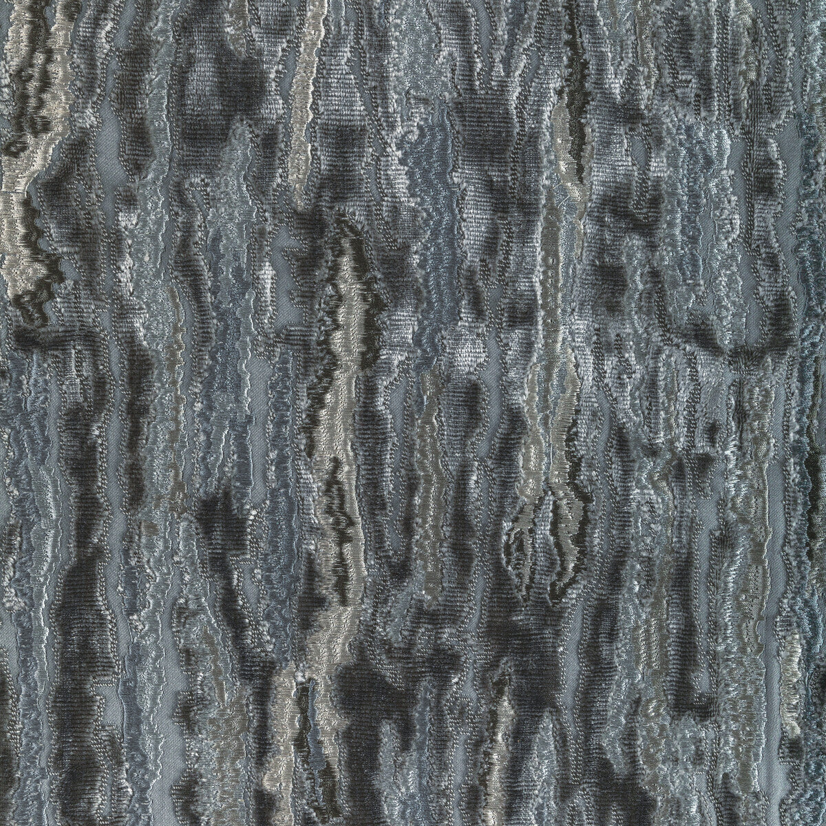 Velvet Waves fabric in charcoal color - pattern 36322.21.0 - by Kravet Couture in the Modern Luxe III collection