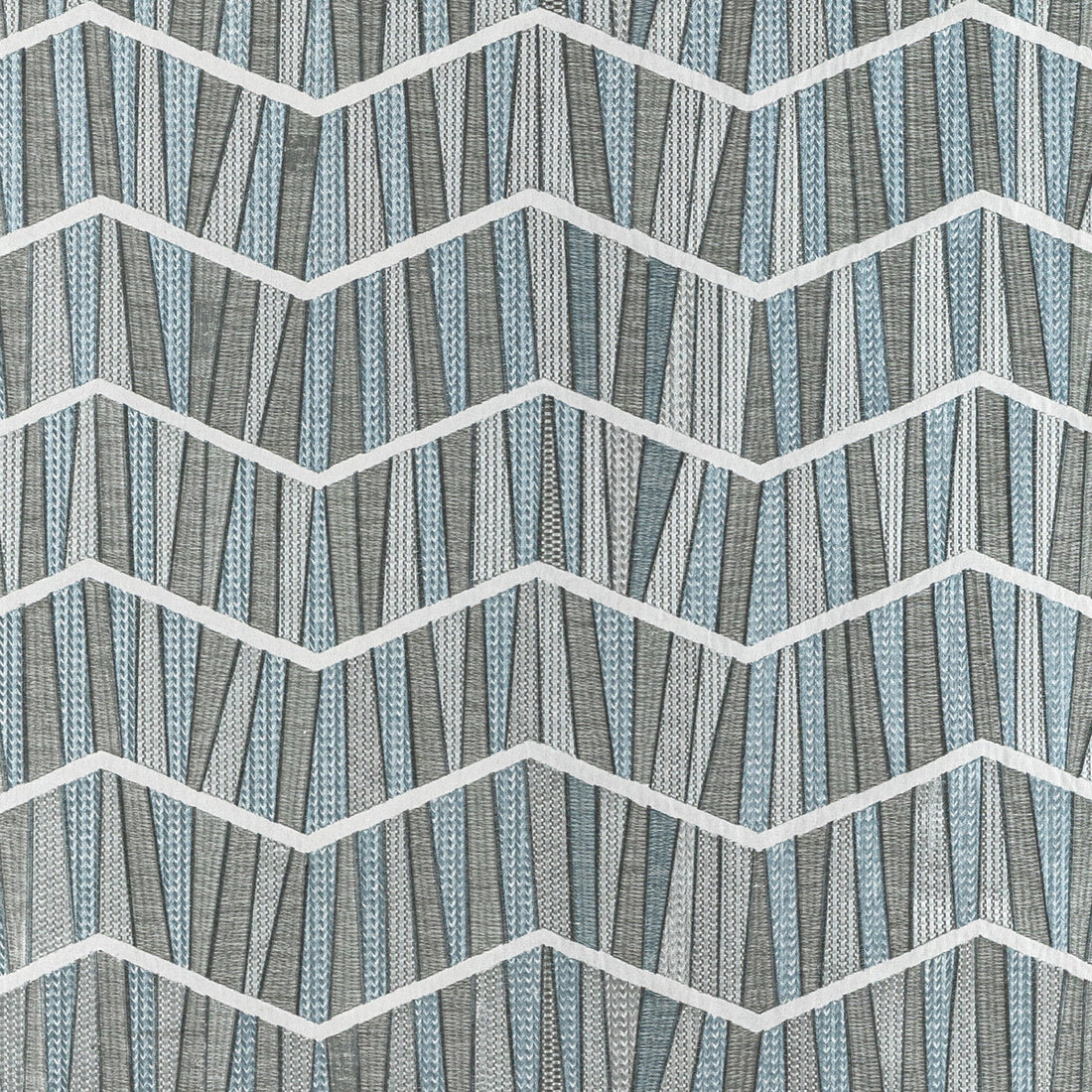 Right Angles fabric in chambray color - pattern 36352.15.0 - by Kravet Couture in the Modern Luxe III collection