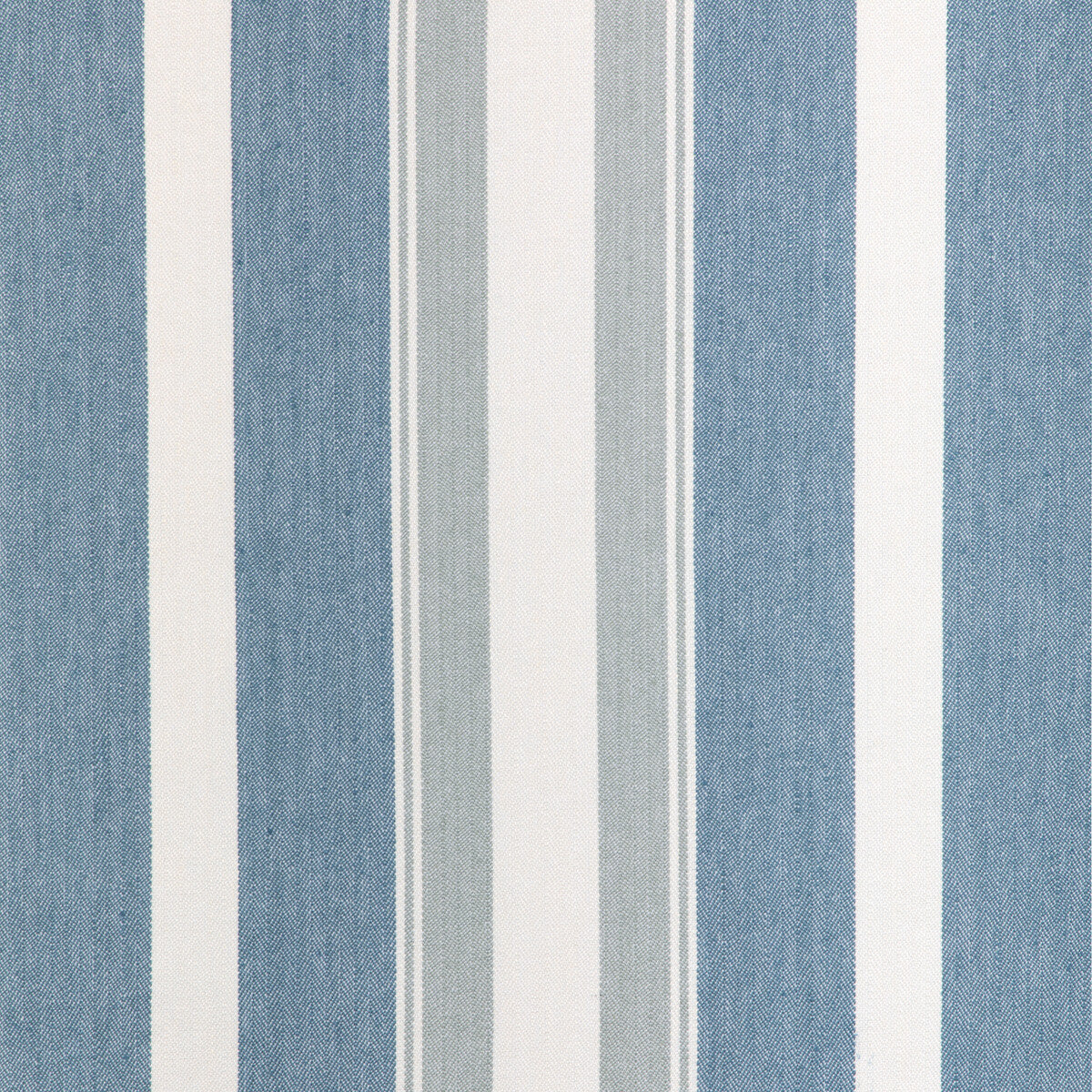 Natural Stripe fabric in lapis color - pattern 36863.5.0 - by Kravet Couture in the Atelier Weaves collection