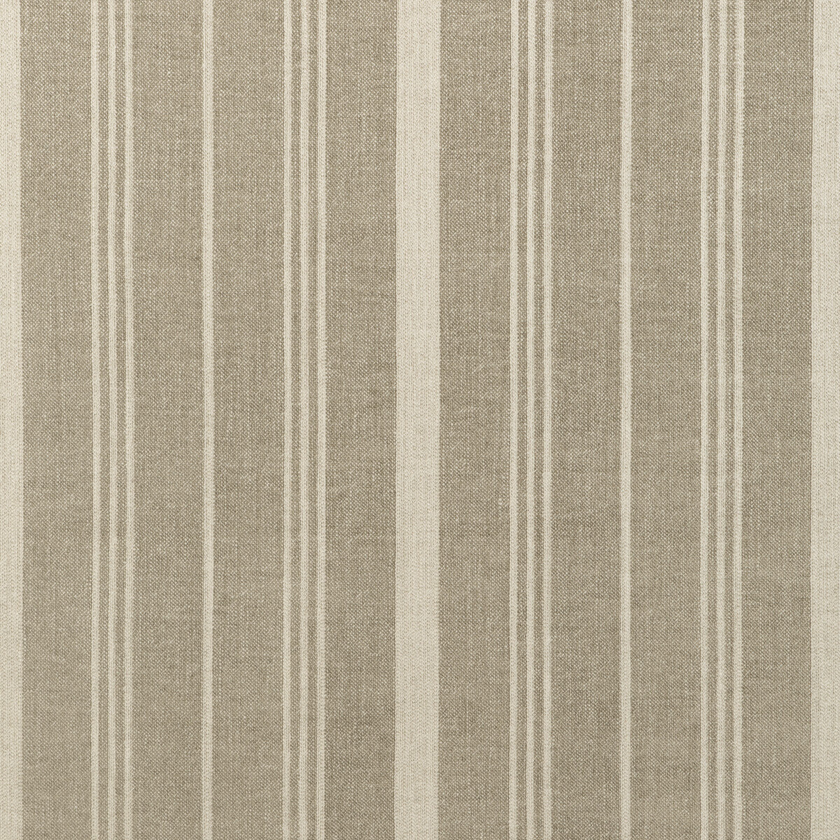 Furrow Stripe fabric in linen color - pattern 36902.106.0 - by Kravet Couture in the Atelier Weaves collection