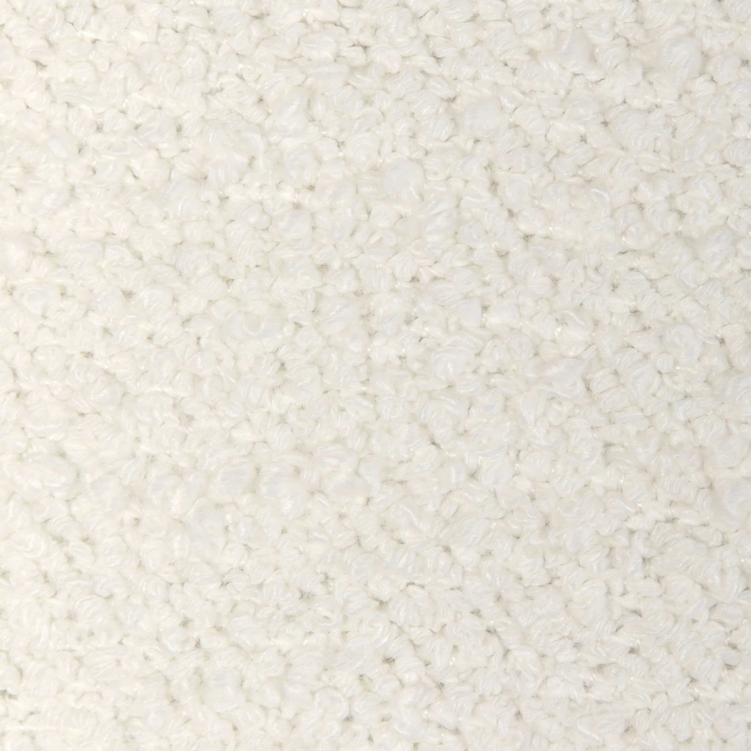 Closeup detail of Brighton Boucle fabric in pearl color - pattern 36924.101.0 - by Kravet Couture in the Riviera collection