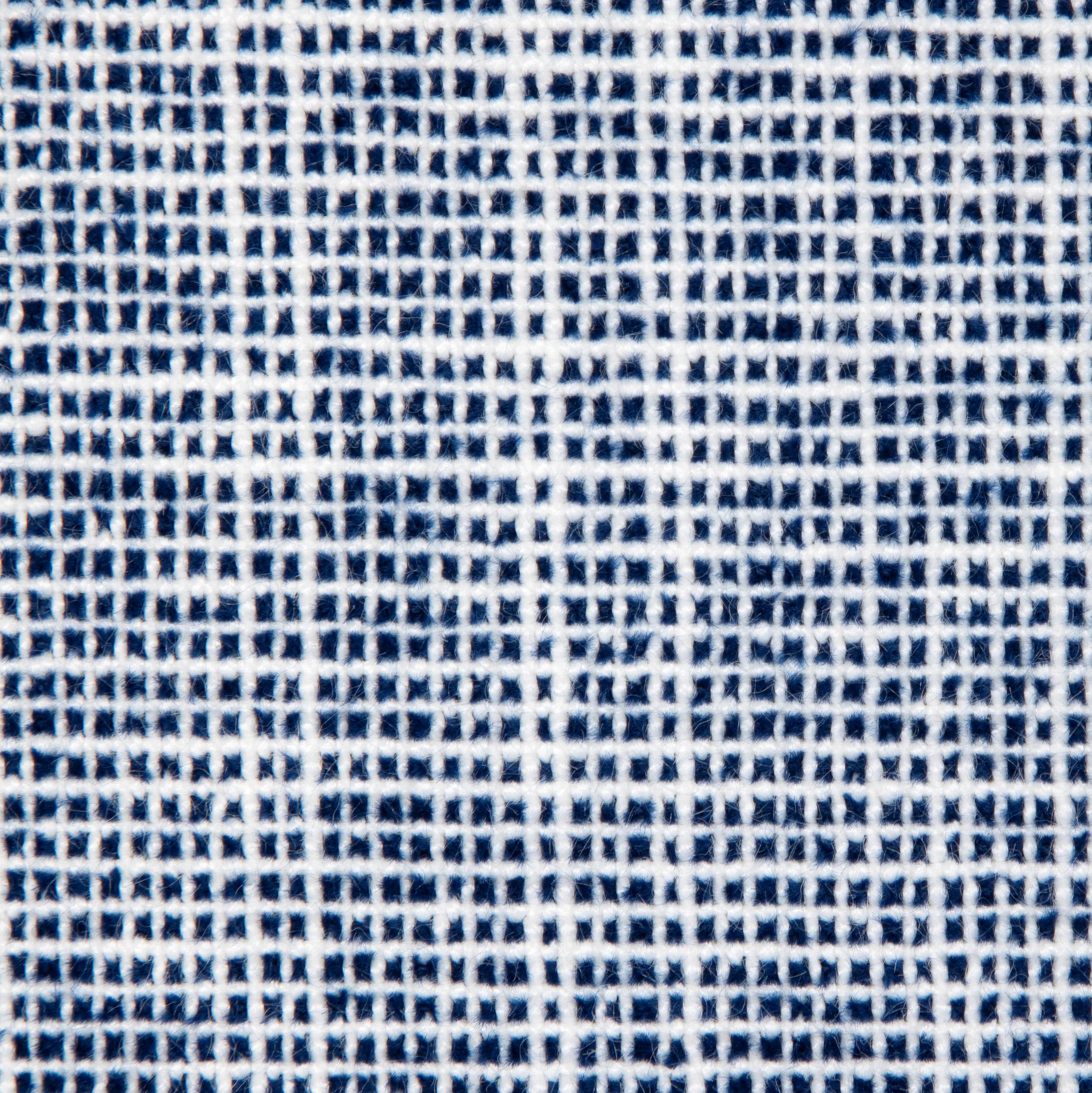 Closeup detail of Catalonia fabric in marine color - pattern 36926.51.0 - by Kravet Couture in the Riviera collection