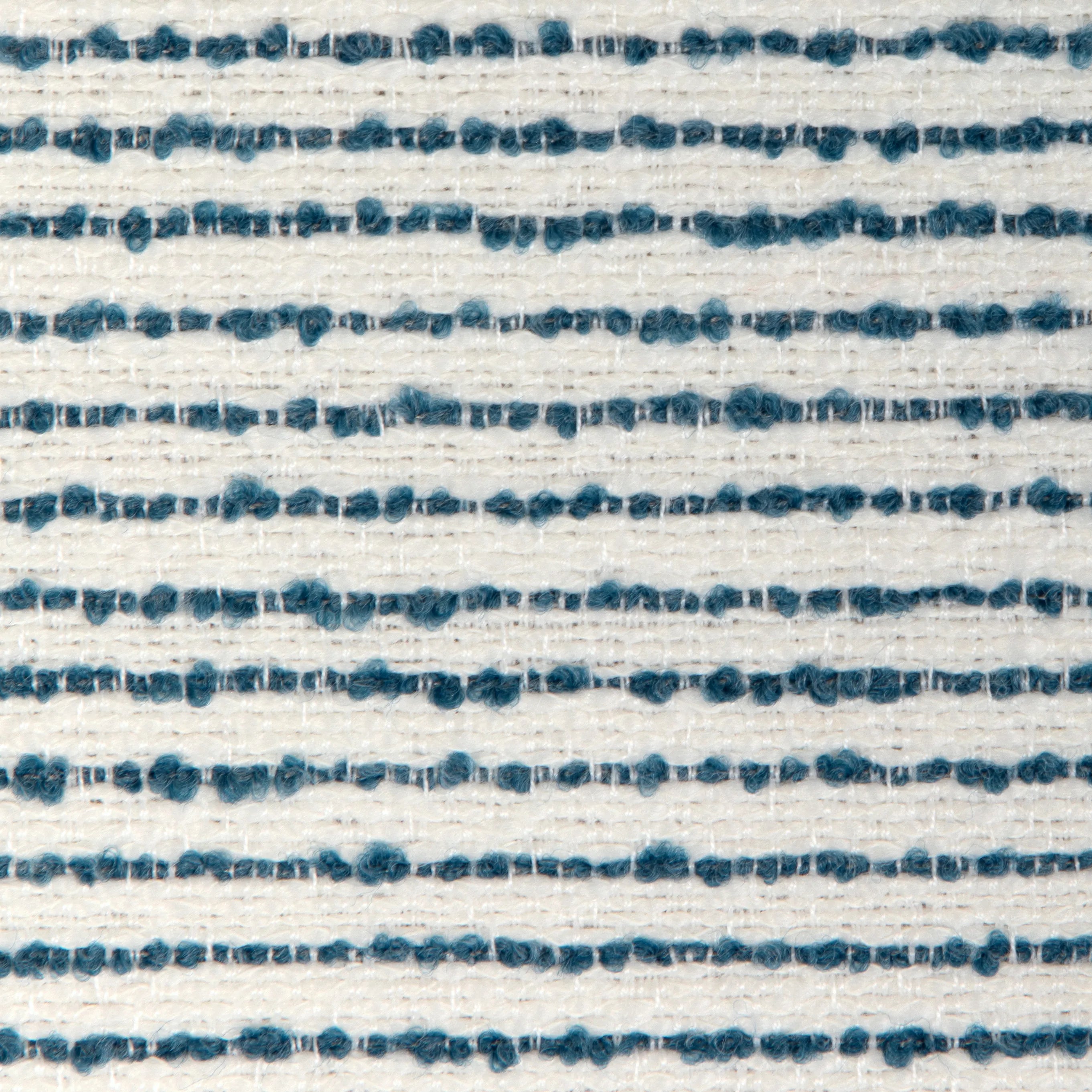 Closeup detail of Tropez Stripe fabric in sky color - pattern 36927.51.0 - by Kravet Couture in the Riviera collection