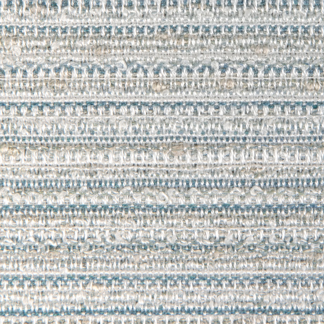 Closeup detail of Portside Stripe fabric in sky color - pattern 36931.15.0 - by Kravet Couture in the Riviera collection