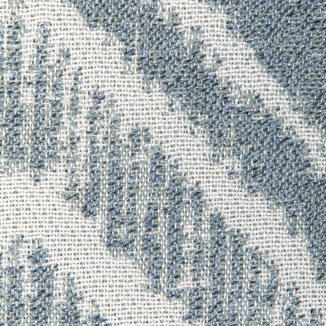 Closeup detail of Riviera Batik fabric in ocean color - pattern 36934.15.0 - by Kravet Couture in the Riviera collection