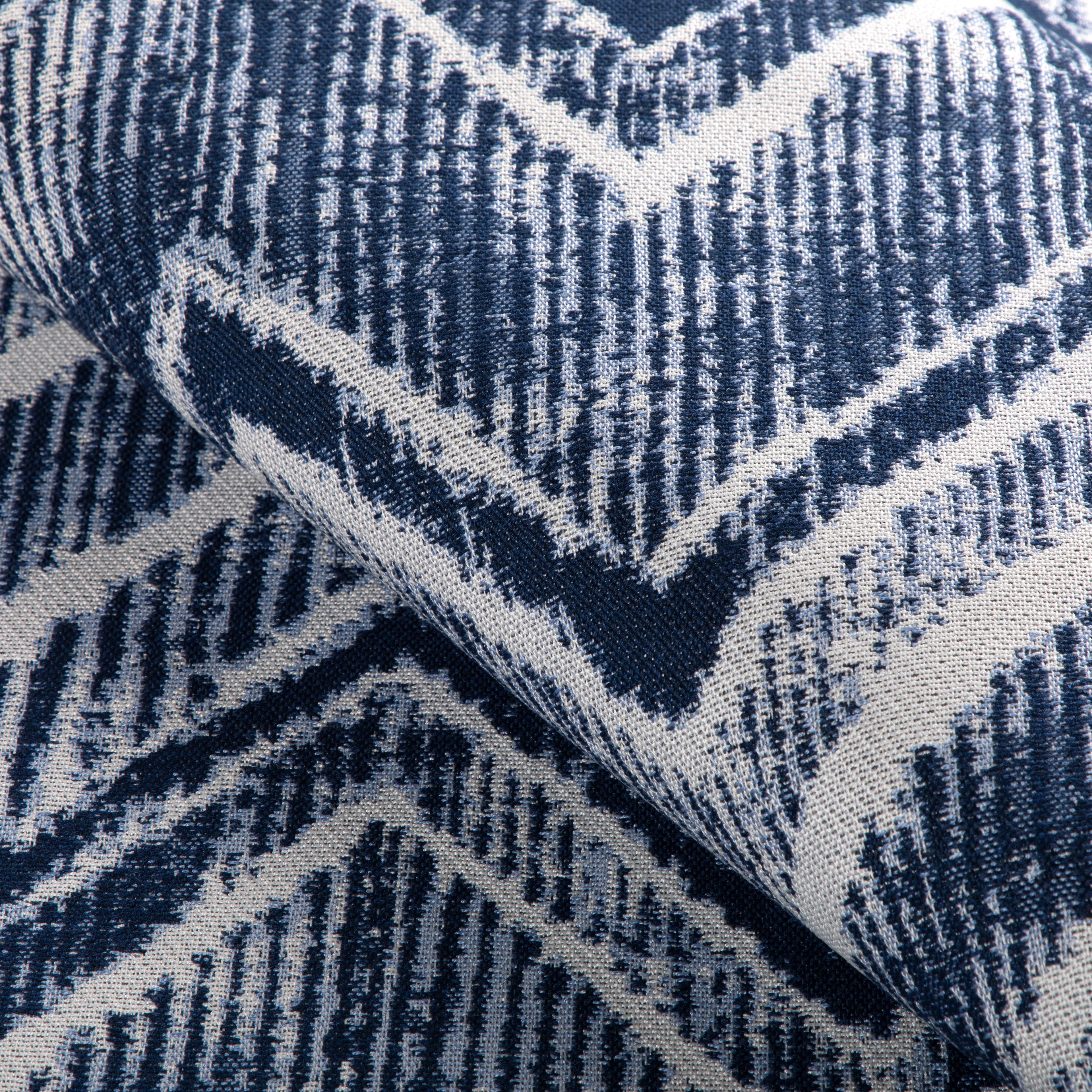 Alternate view of Riviera Batik fabric in marine color - pattern 36934.51.0 - by Kravet Couture in the Riviera collection