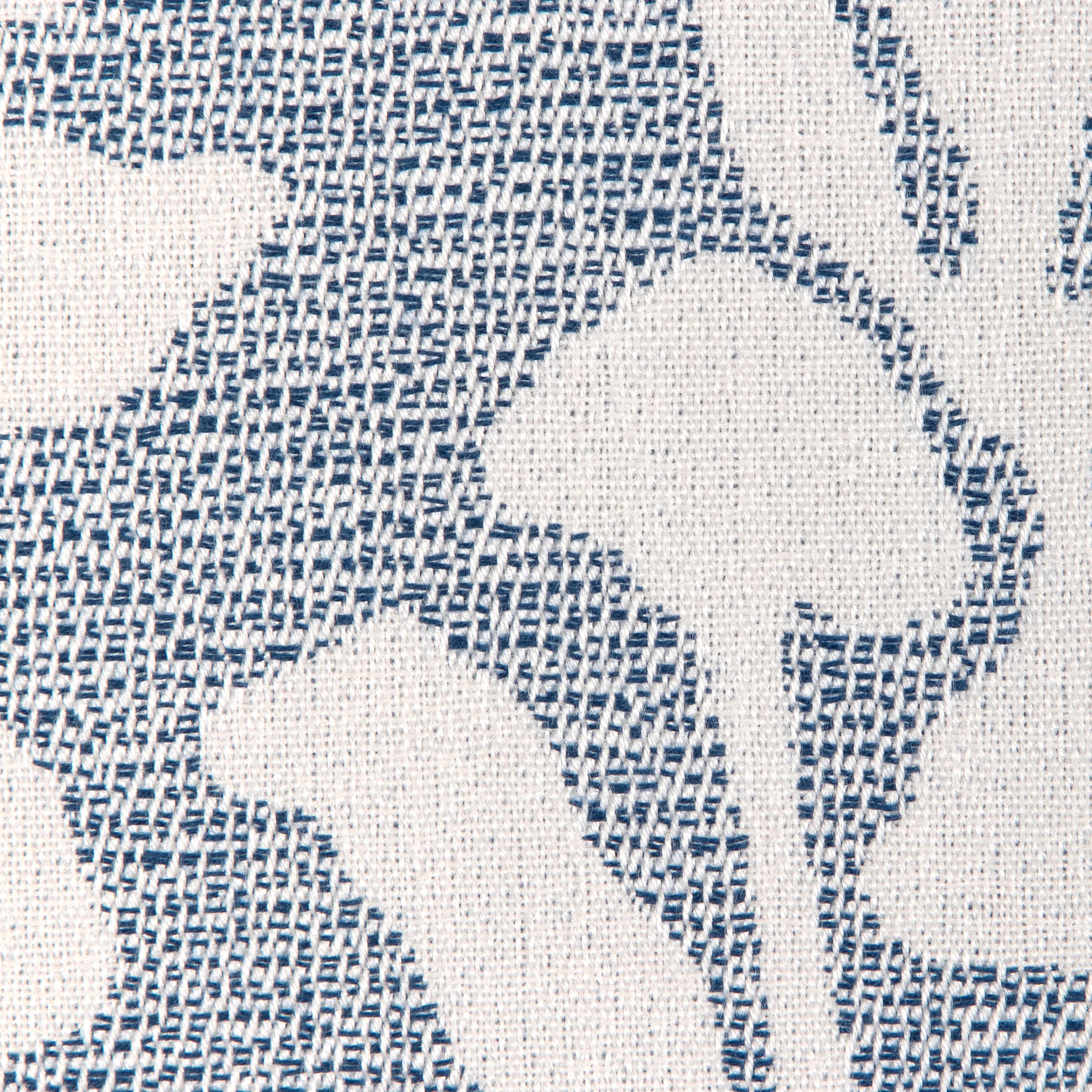Closeup detail of Rose Cliff fabric in marine color - pattern 36937.5.0 - by Kravet Couture in the Riviera collection