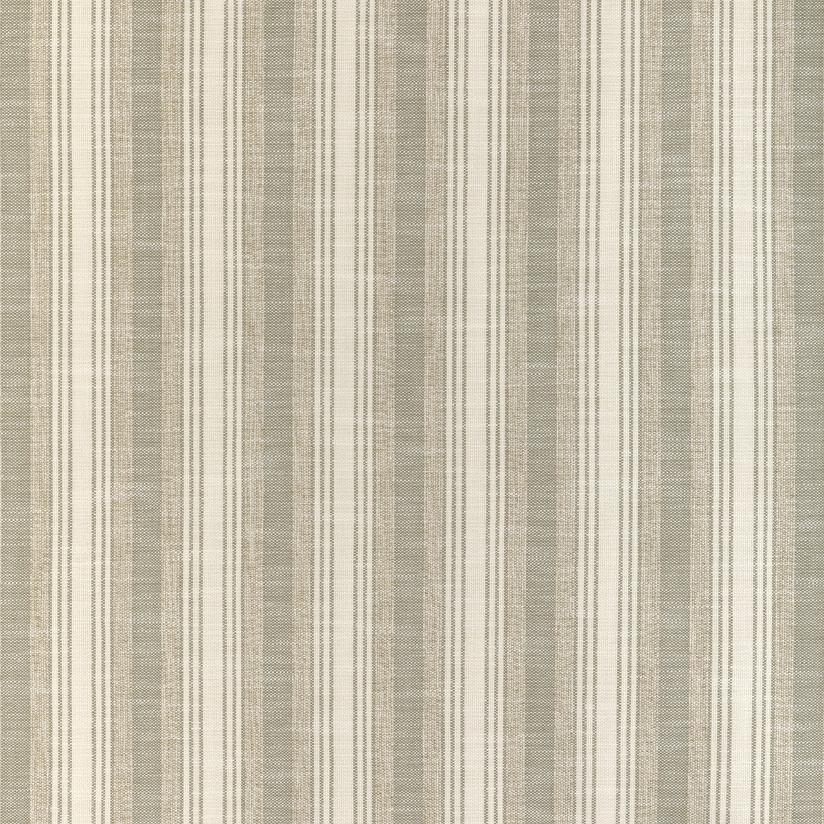 Sims Stripe fabric in stone color - pattern 37046.106.0 - by Kravet Design in the Thom Filicia Latitude collection