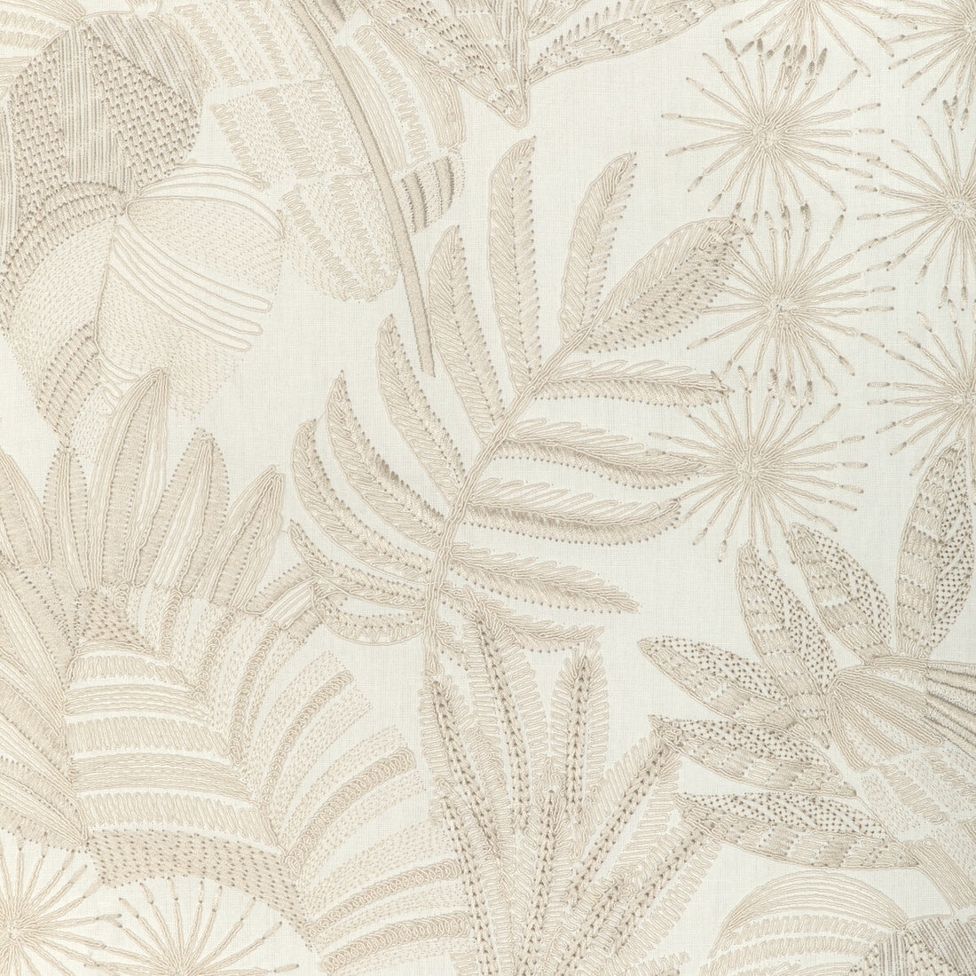 Marajo fabric in ivory color - pattern 37249.1.0 - by Kravet Couture in the Casa Botanica collection