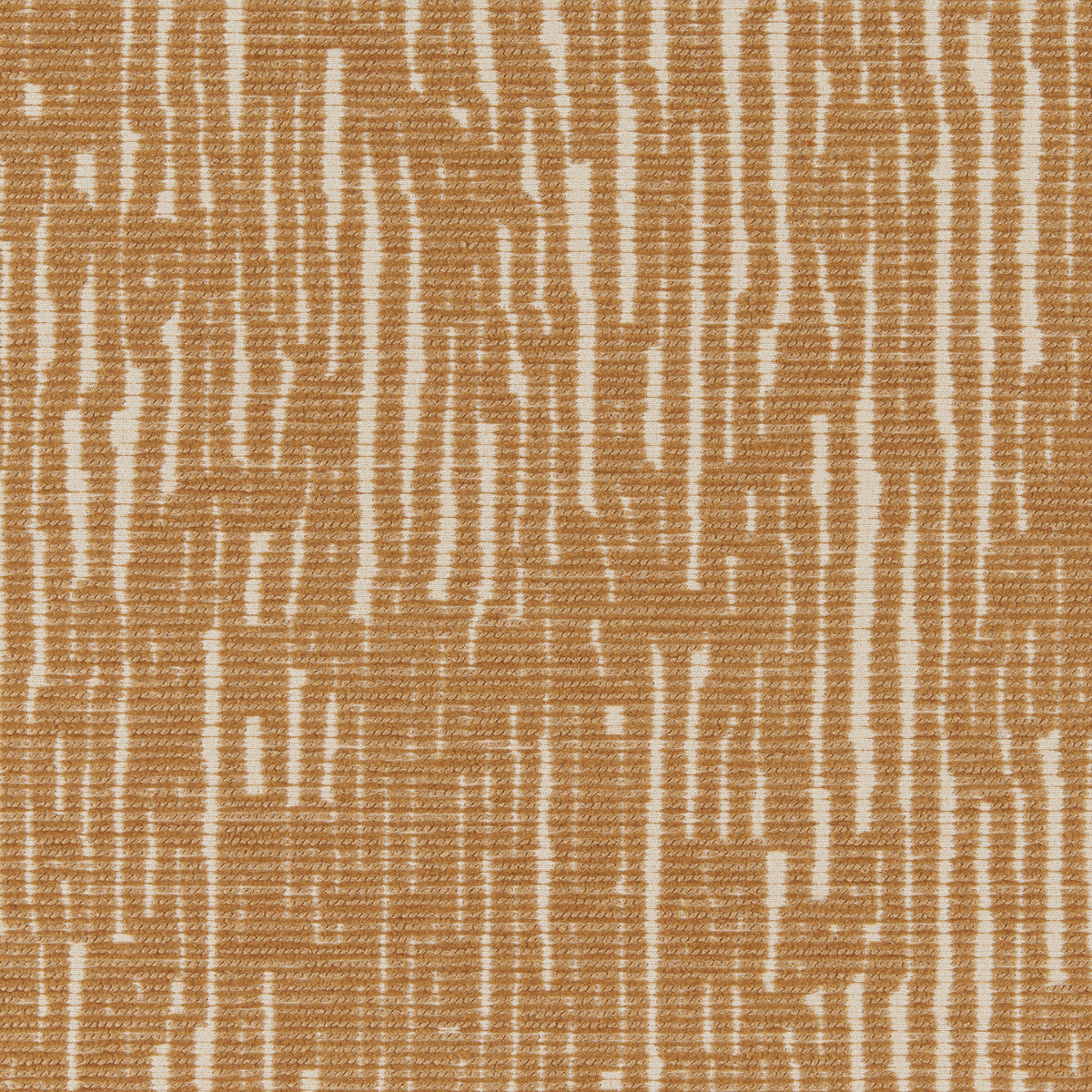 Tidelines fabric in saffron color - pattern number 37363.4.0 - by Kravet Contract in the Montage Weaves collection