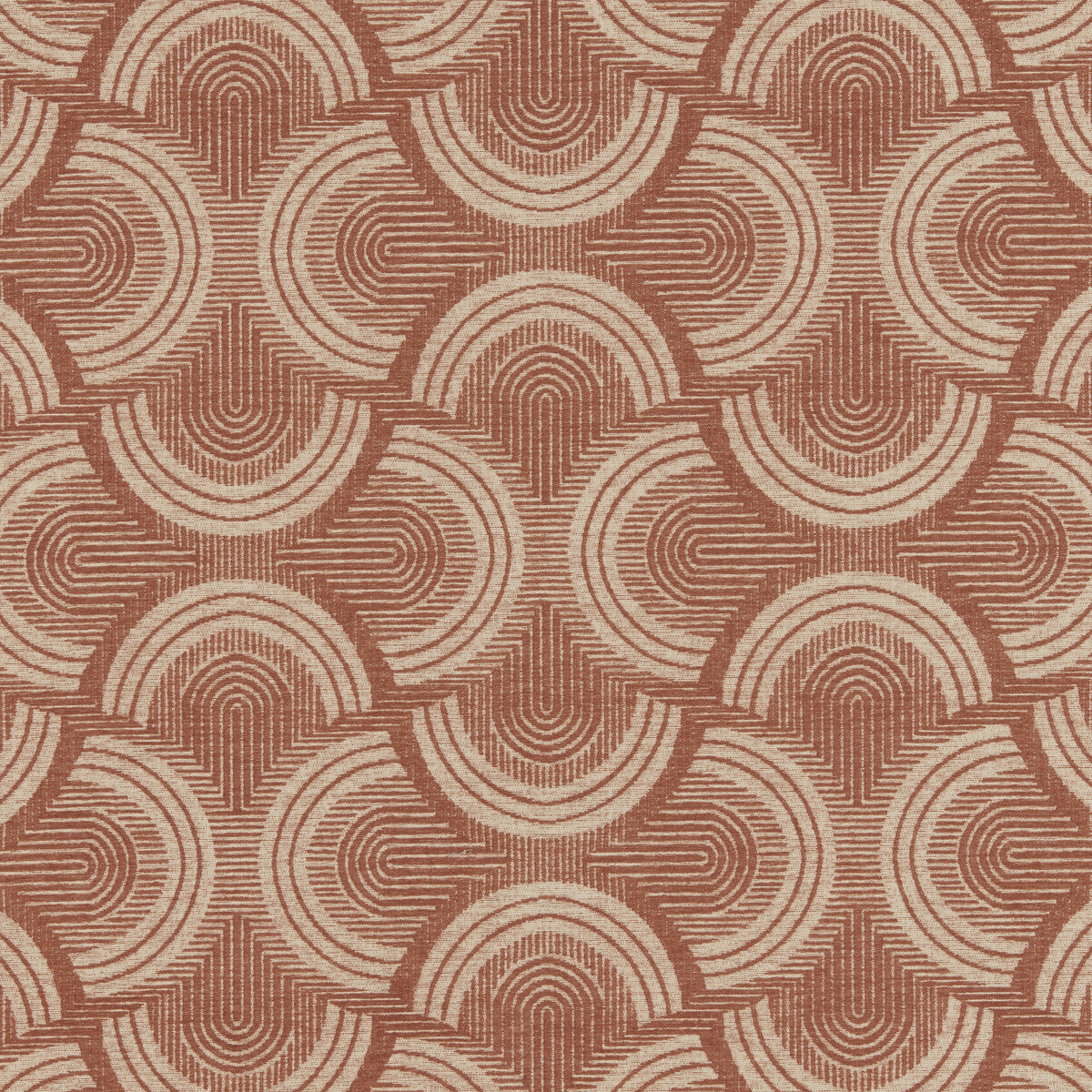 Arcadia fabric in cinnabar color - pattern number 37366.24.0 - by Kravet Contract in the Montage Weaves collection
