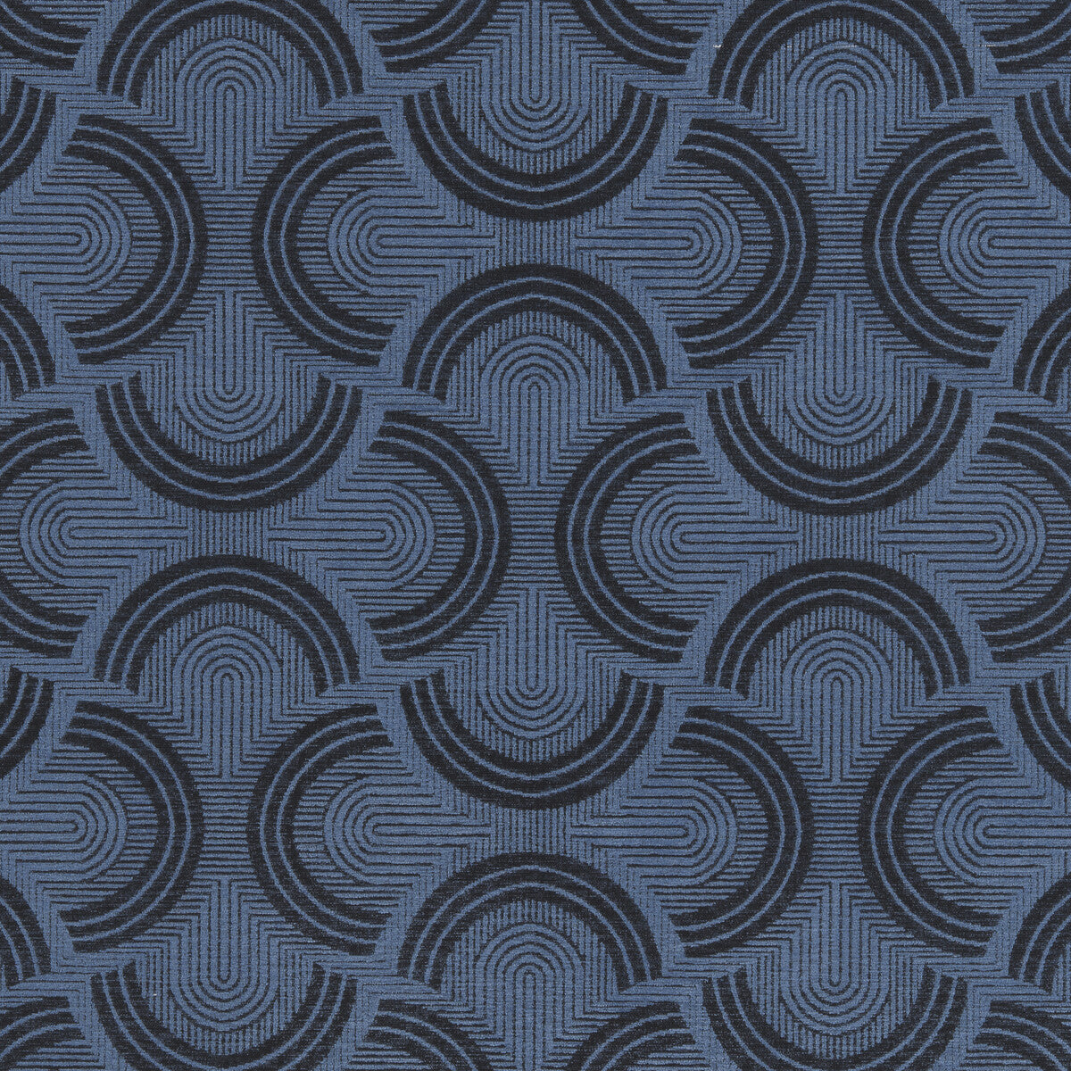 Arcadia fabric in midnight color - pattern number 37366.850.0 - by Kravet Contract in the Montage Weaves collection