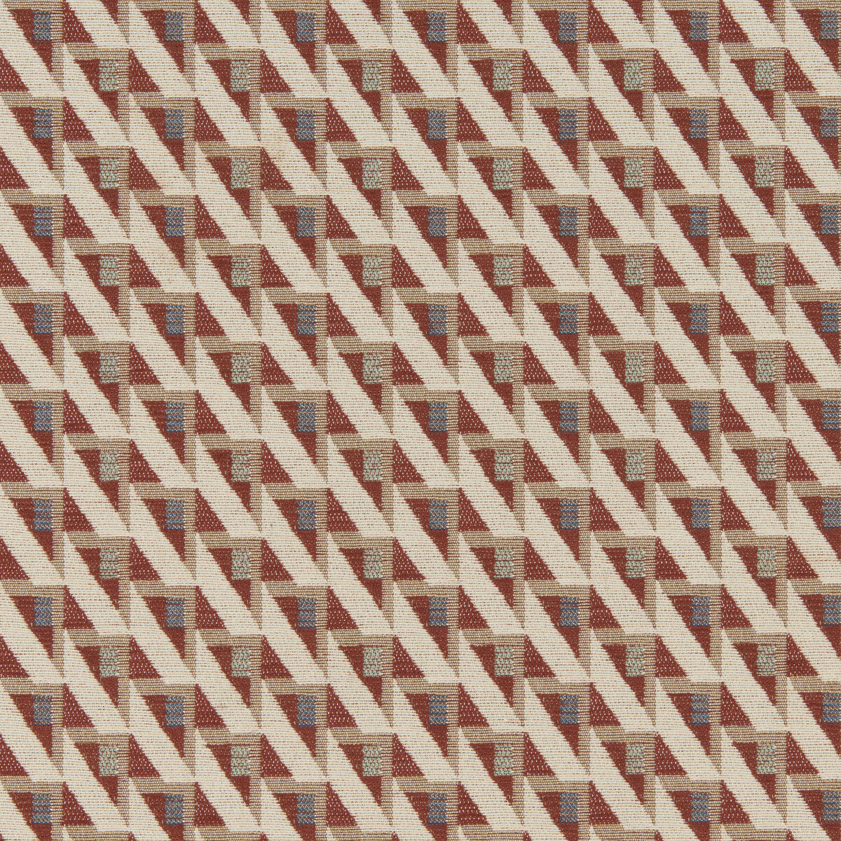 Square Root fabric in cinnabar color - pattern number 37369.195.0 - by Kravet Contract in the Montage Weaves collection