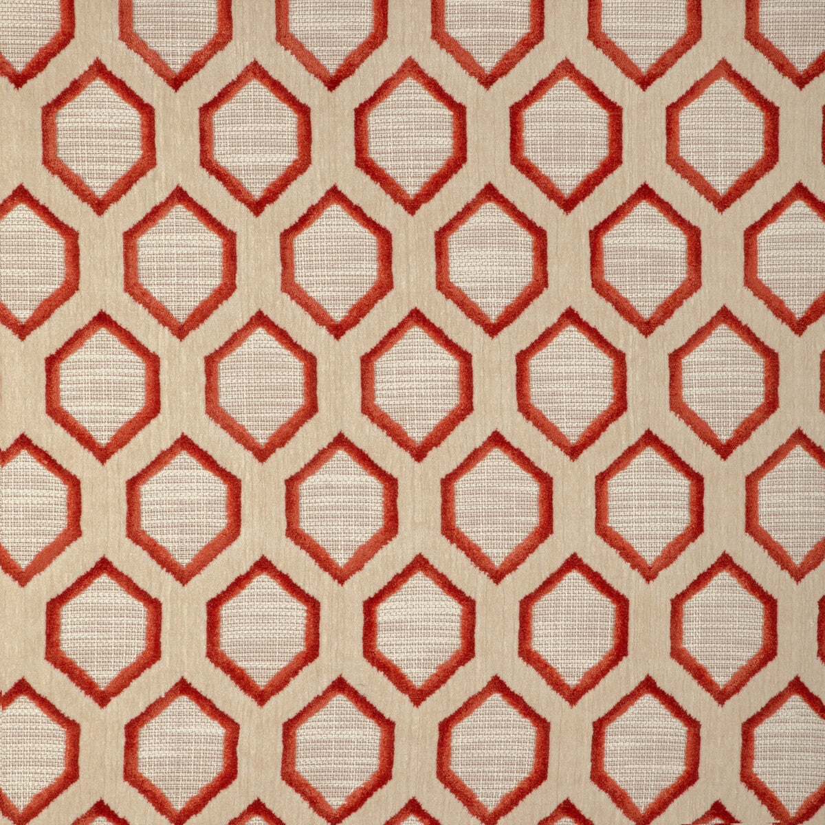Waterlines fabric in poppy color - pattern number 37377.91.0 - by Kravet Design in the Barclay Butera Harbor Home collection