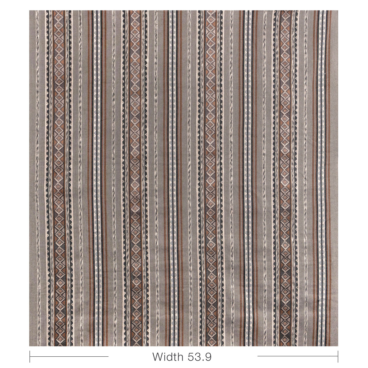 Canyon Road fabric in Charcoal color - pattern number 37525.611.0 - by Kravet Couture in the Museum of New Mexico Folk Art Collection collection