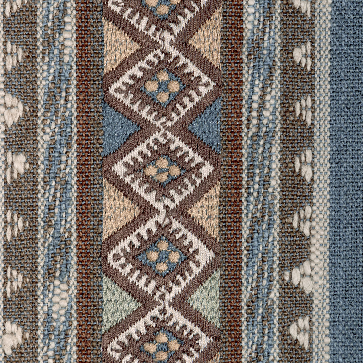 Canyon Road fabric in Turquoise color - pattern number 37525.615.0 - by Kravet Couture in the Museum of New Mexico Folk Art Collection collection