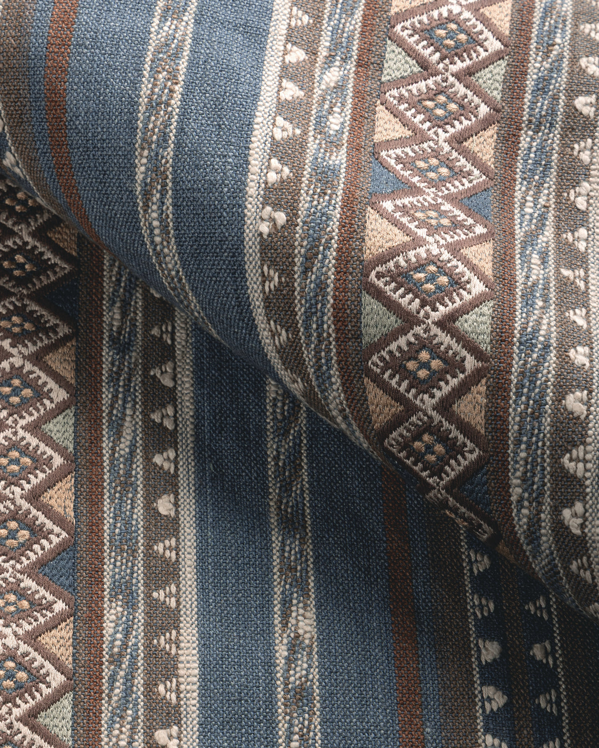 Canyon Road fabric in Turquoise color - pattern number 37525.615.0 - by Kravet Couture in the Museum of New Mexico Folk Art Collection collection