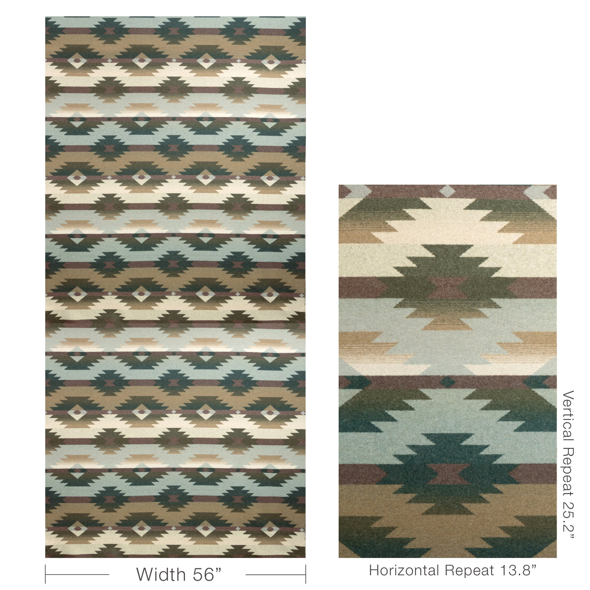 Desert Diamonds fabric in Sage color - pattern number 37527.3.0 - by Kravet Couture in the Museum of New Mexico Folk Art Collection collection