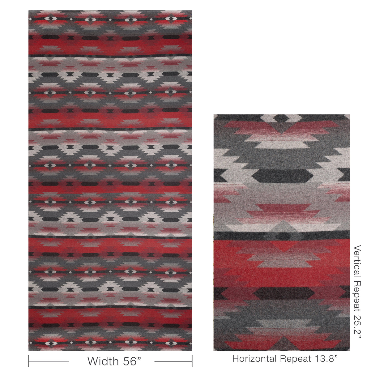 Desert Diamonds fabric in Chile color - pattern number 37527.819.0 - by Kravet Couture in the Museum of New Mexico Folk Art Collection collection