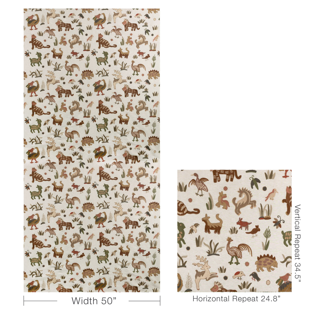 Dwellers fabric in Clay color - pattern number 37530.6.0 - by Kravet Couture in the Museum of New Mexico Folk Art Collection collection