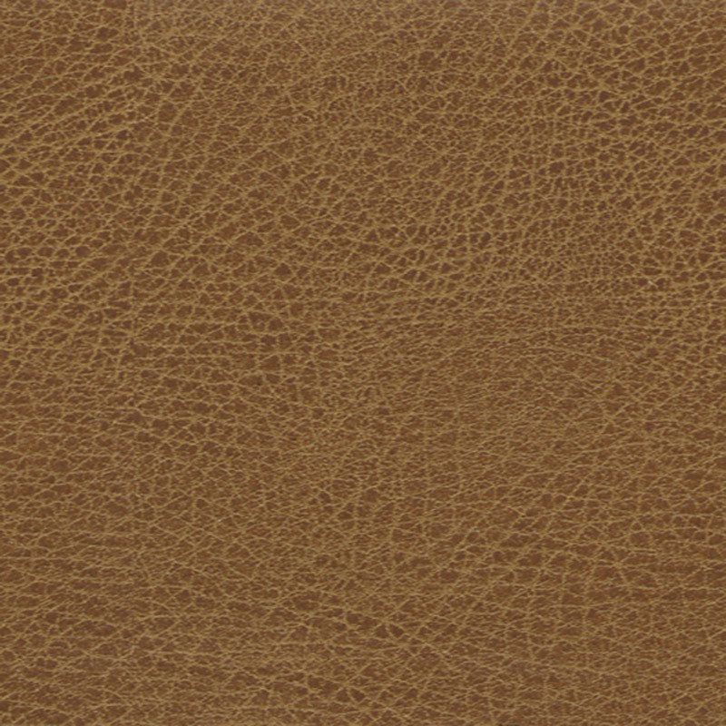 Brisa Soleil Distressed fabric in saddle color - pattern number 396-3980 - by Schumacher in the Ultraleather collection