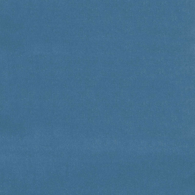 Gainsborough Velvet fabric in blue color - pattern number 42746 - by Schumacher in the Perfect Basics: Velvet collection