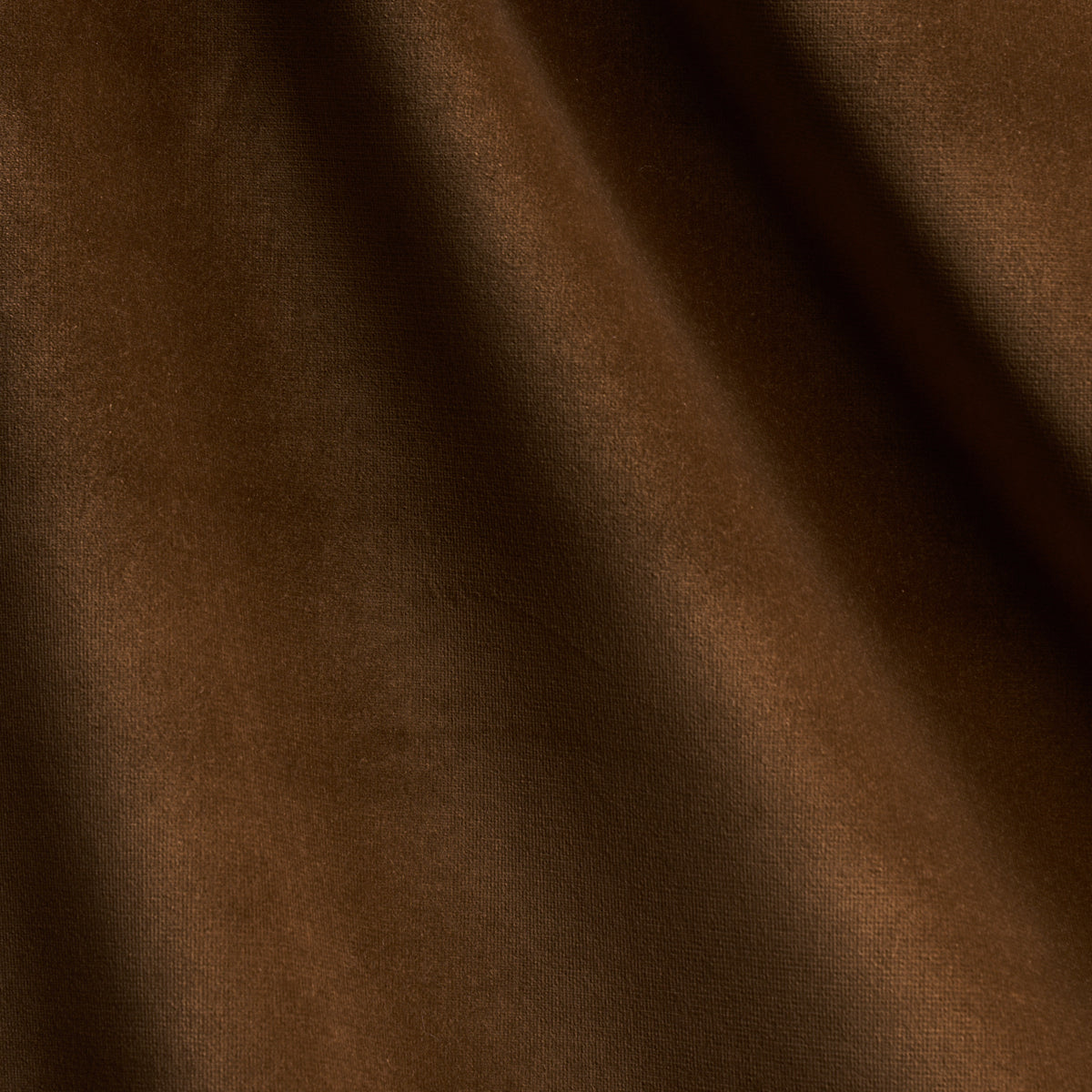 Gainsborough Velvet fabric in sepia color - pattern number 42887 - by Schumacher in the Perfect Basics: Velvet collection