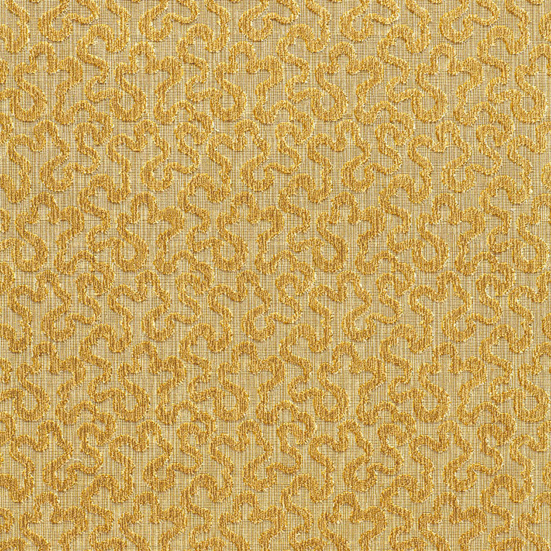 Vermicelli Velvet fabric in naples color - pattern number 43276 - by Schumacher in the Chroma collection