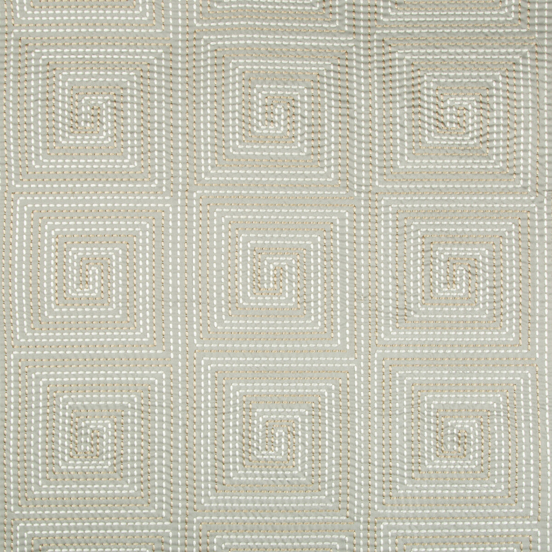 Edge Stitch fabric in platinum color - pattern 4453.1611.0 - by Kravet Couture in the Modern Tailor collection