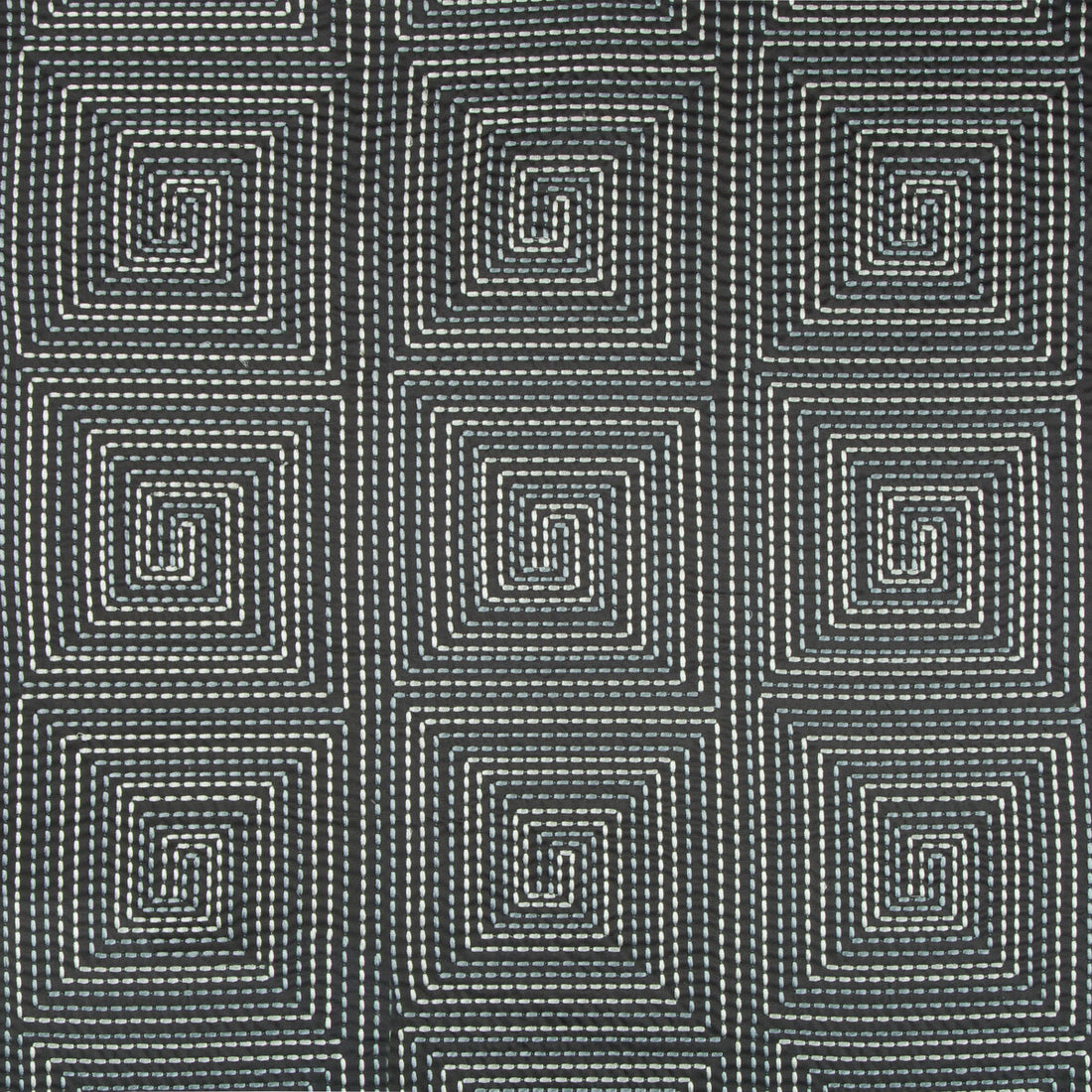 Edge Stitch fabric in steel color - pattern 4453.811.0 - by Kravet Couture in the Modern Tailor collection