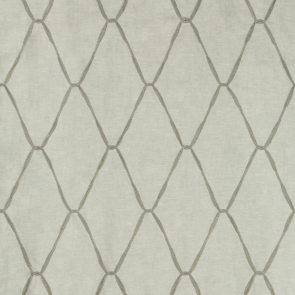 Looped Ribbons fabric in mist color - pattern 4476.11.0 - by Kravet Couture in the Sue Firestone Malibu collection