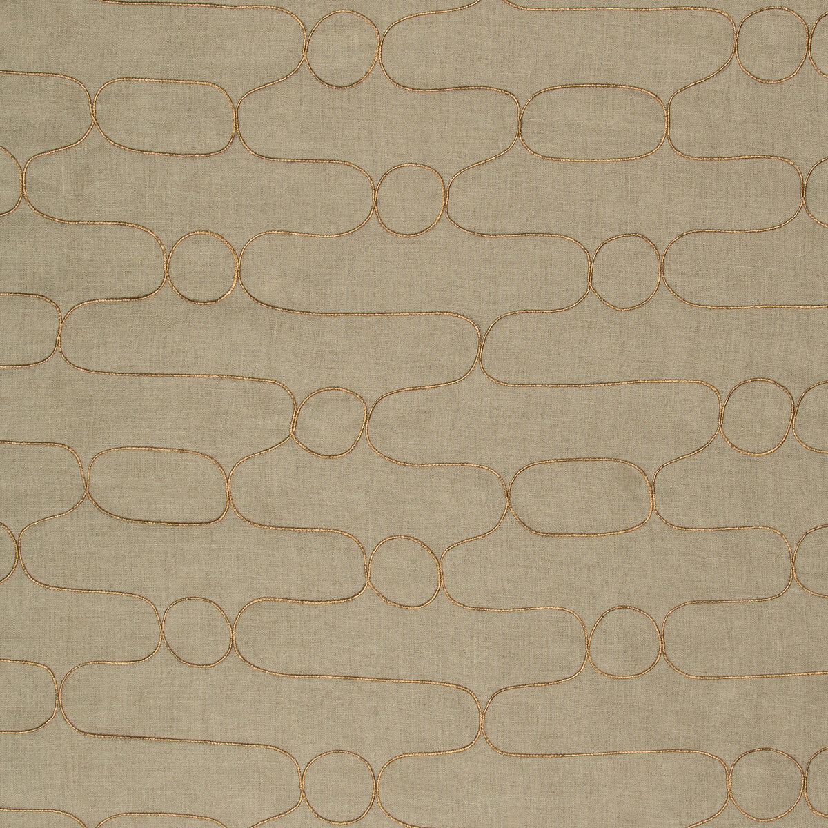 Tottori fabric in gilded color - pattern 4617.16.0 - by Kravet Couture in the Izu Collection collection