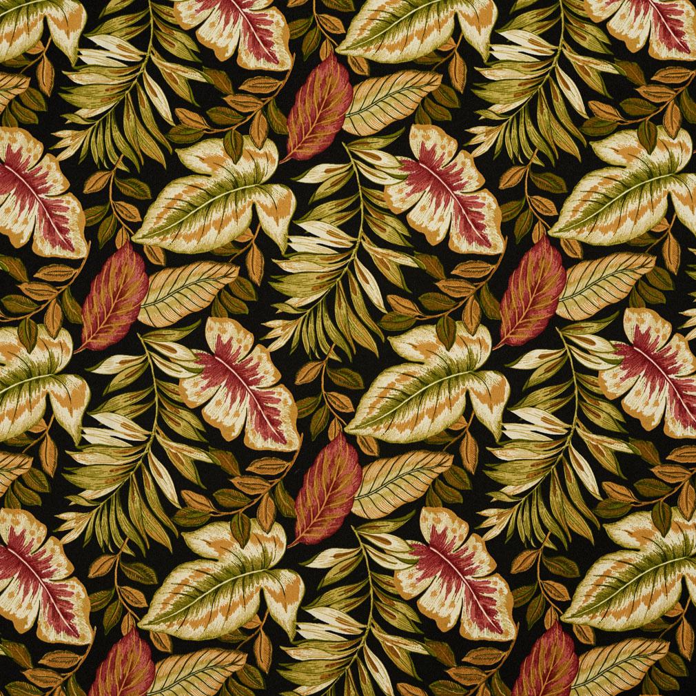 Tropical Leaves fabric in venice color - pattern number 4630 - by Charlotte in the All Seasons collection