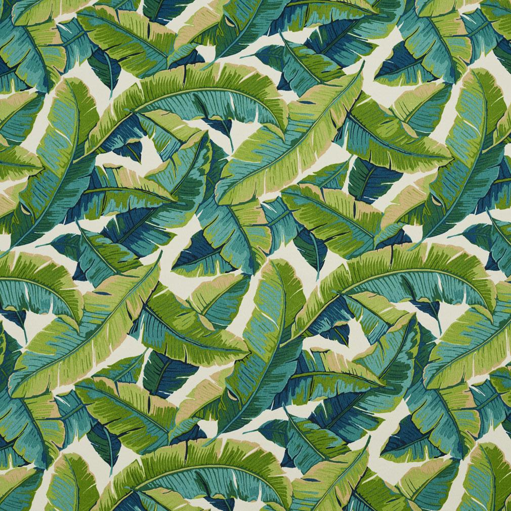 Tropical Leaves fabric in belize color - pattern number 4635 - by Charlotte in the All Seasons collection