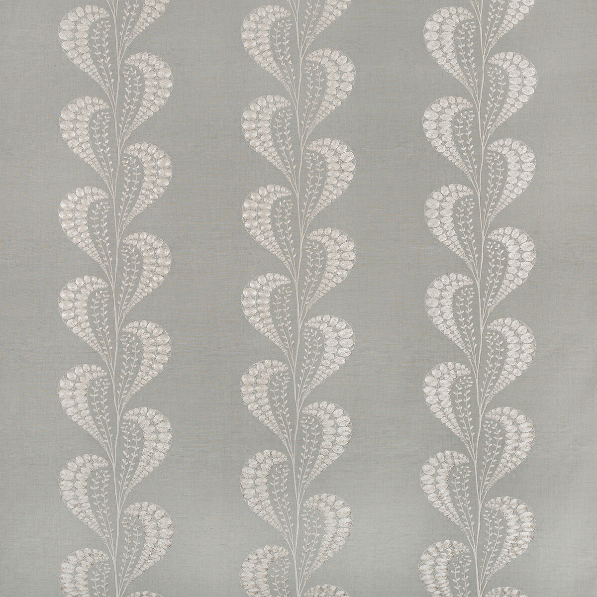 Tisza fabric in pewter color - pattern 4787.11.0 - by Kravet Couture in the Windsor Smith Naila collection