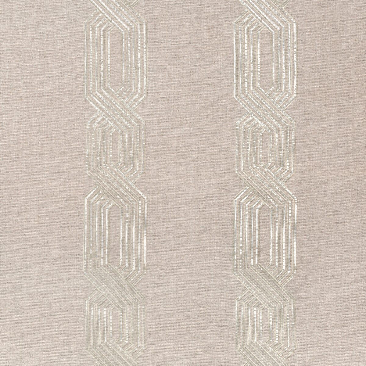 Metalwork fabric in shell color - pattern 4792.112.0 - by Kravet Couture in the Windsor Smith Naila collection