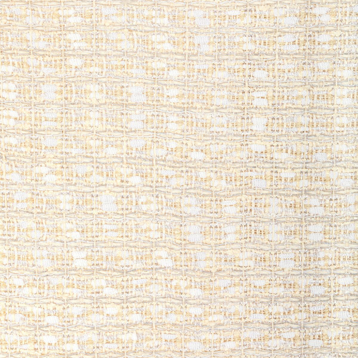Sheer Luxe fabric in cream color - pattern 4886.1.0 - by Kravet Couture in the Modern Luxe III collection