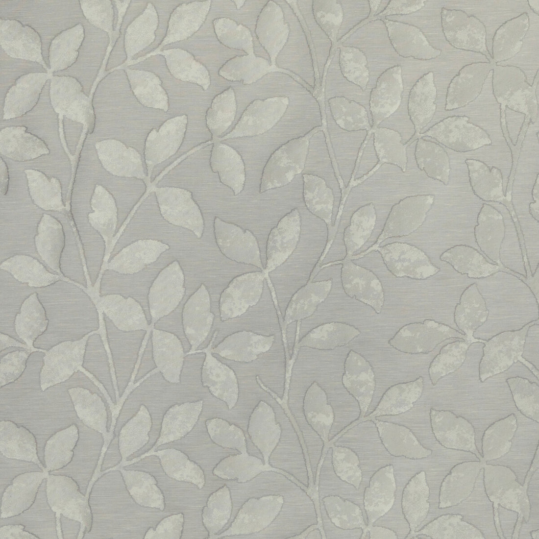 Leaf Me Alone fabric in platinum color - pattern 4997.11.0 - by Kravet Design in the Candice Olson collection