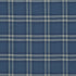 Check Rustique fabric in atlantic blue color - pattern number 50204 - by Schumacher in the A Country Life collection