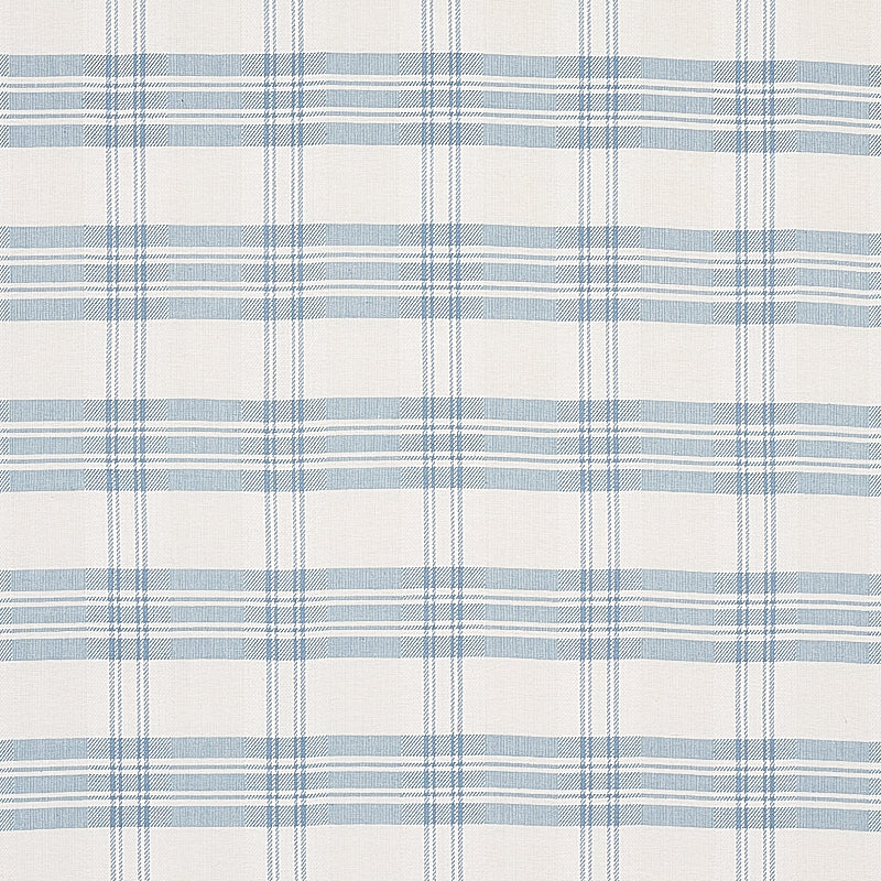 Check Rustique fabric in sky color - pattern number 50205 - by Schumacher in the A Country Life collection