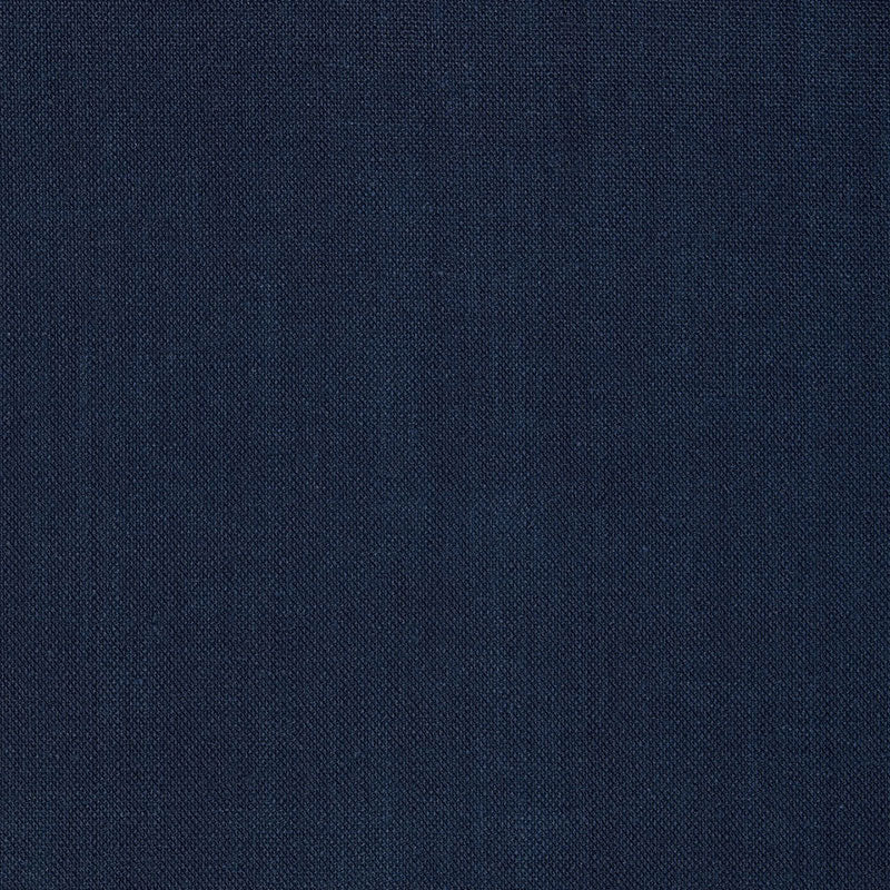 Gweneth Linen fabric in indigo color - pattern number 50971 - by Schumacher in the Perfect Basics: Linen collection