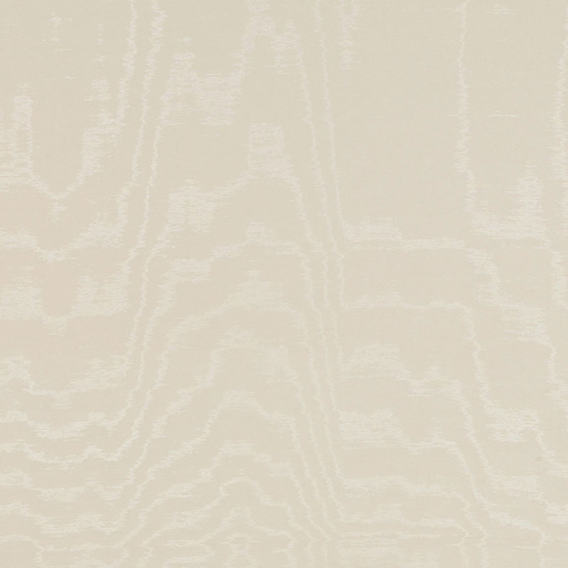 Aria Moire fabric in ecru color - pattern number 51920 - by Schumacher in the Opulent Textures collection