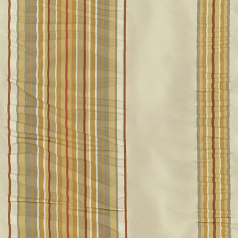 Bizet Ruched Stripe fabric in fresco color - pattern number 51943 - by Schumacher in the Perennial Favorites collection