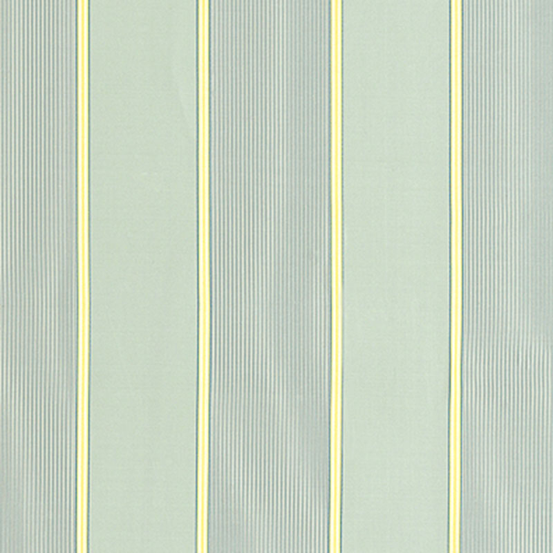 Sophia Silk Stripe fabric in aqua color - pattern number 52710 - by Schumacher in the Essentials: Classic Stripe collection