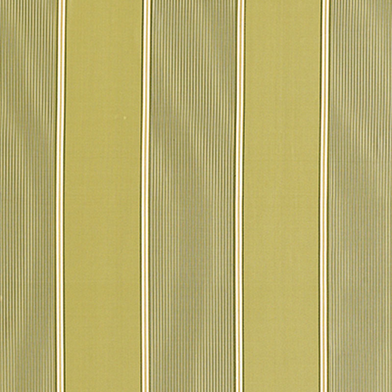 Sophia Silk Stripe fabric in willow color - pattern number 52711 - by Schumacher in the Essentials: Classic Stripe collection