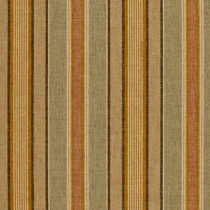 Edgemere Stripe fabric in mist color - pattern number 54202 - by Schumacher in the Classic Wovens collection