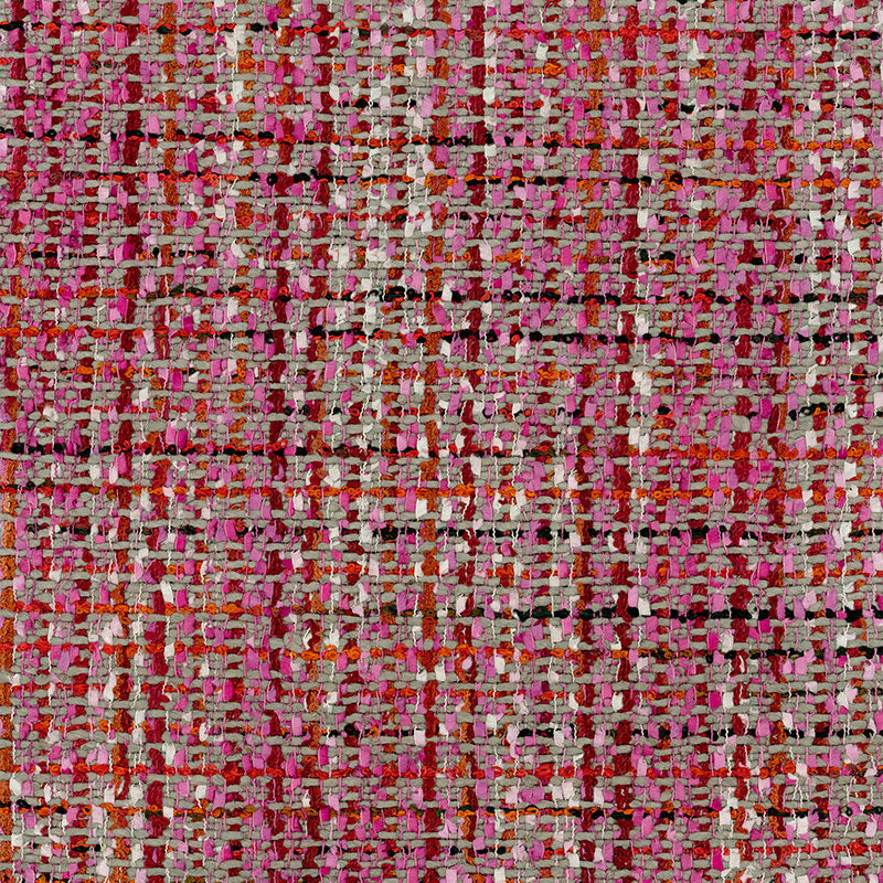 Babes Tweed fabric in maraschino color - pattern number 54231 - by Schumacher in the Textures II collection
