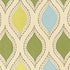 Let’S Dance fabric in chartreuse and sky color - pattern number 54780 - by Schumacher in the Modern Wovens collection