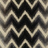 Shock Wave fabric in platinum and jet color - pattern number 54860 - by Schumacher in the 125th Anniversary collection